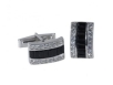 Запонки, серебро 925, оникс, циркон 005 15 21-00037 2010 г инфо 11180r.