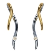 Серьги из золота с бриллиантами Hot diamonds GE095 2009 г инфо 11297r.