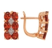 Серьги с бриллиантом и гранатом KE05-35741-33CL-R 2009 г инфо 11496r.