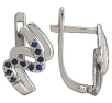 Серьги с сапфиром ERIN1657-55D0-W 2010 г инфо 11505r.