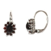 Серьги из серебра с гранатами Happy Garnets G2194 2010 г инфо 11544r.