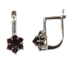 Серьги из серебра с гранатами Happy Garnets g2196 2010 г инфо 11545r.