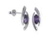 Серьги, серебро 925, аметист синт 004 01 21sk-00521 2009 г инфо 11613r.