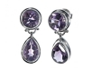 Серьги, серебро 925, аметист 021 01 21ls-00013 2010 г инфо 11629r.