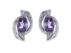 Серьги, серебро 925, аметист,циркон 020 01 21sk-00280 2010 г инфо 11631r.
