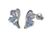 Серьги, серебро 925, аметист,швейцар топаз 004 01 21sk-00216 2010 г инфо 11640r.
